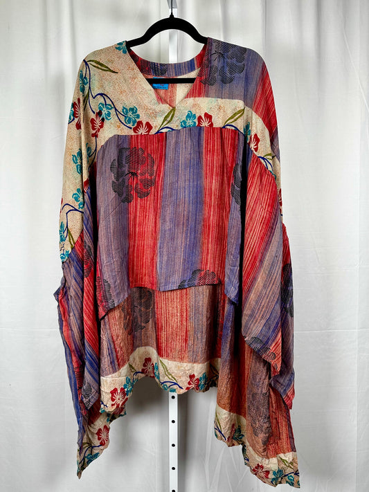 Griselda Flowy Silk Top 1000-07