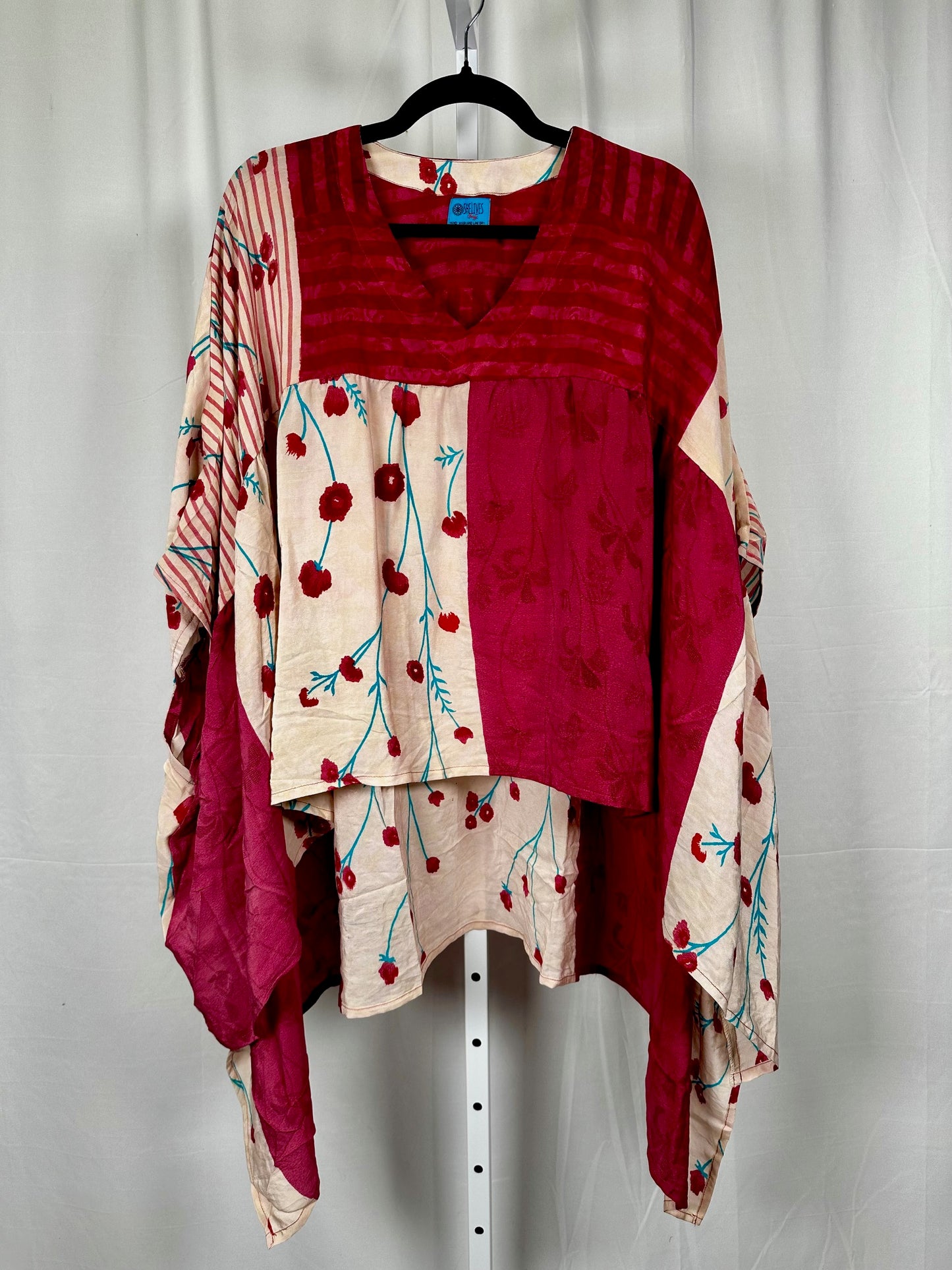 Griselda Flowy Silk Top 1000-10
