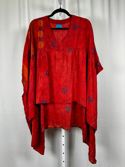 Griselda Flowy Silk Top 1000-11