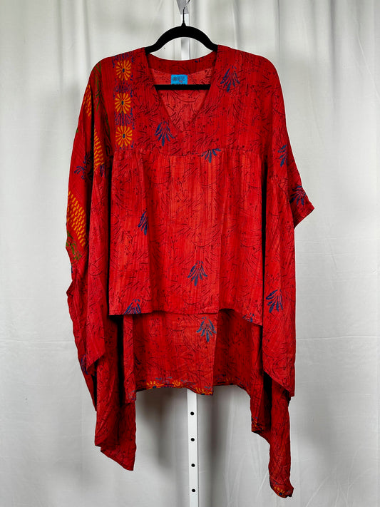 Griselda Flowy Silk Top 1000-11