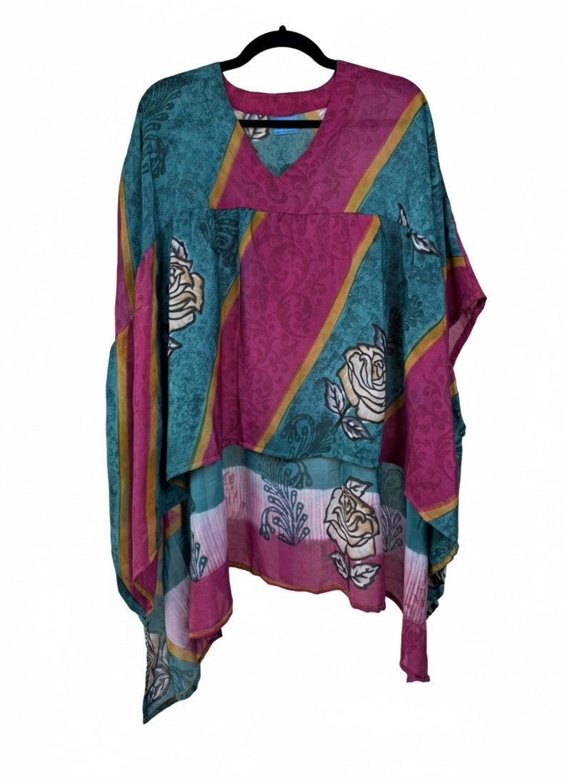 Griselda Flowy Silk Top 1000-16