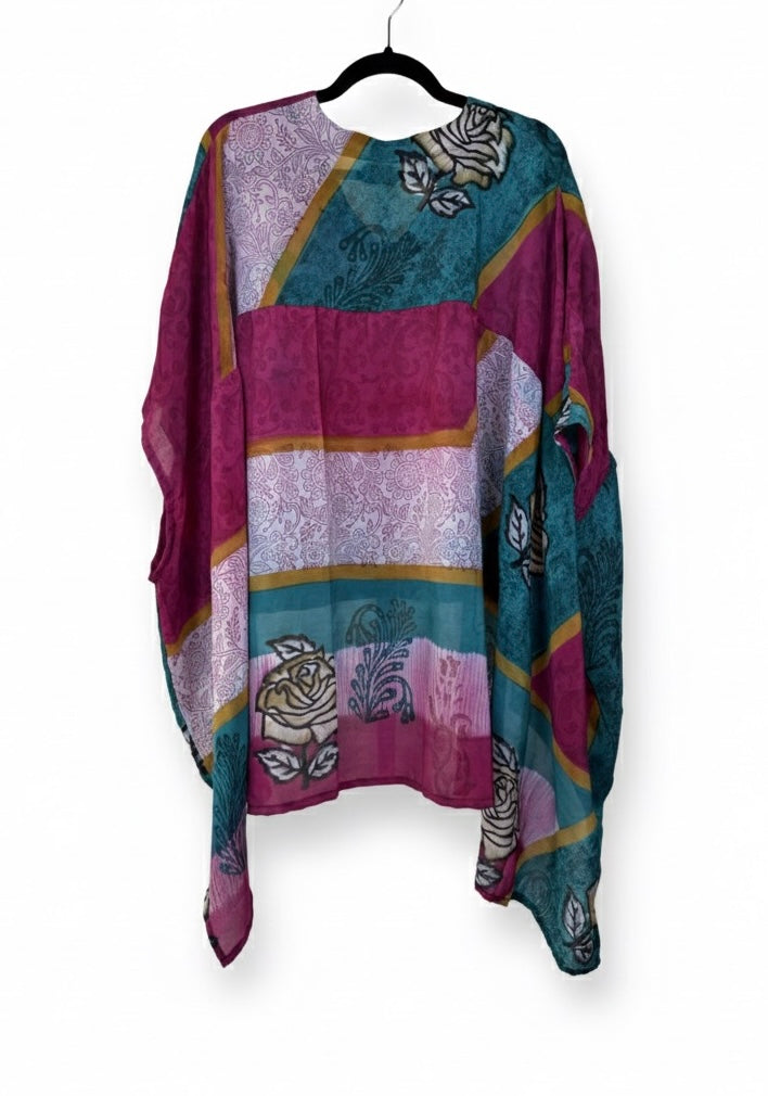 Griselda Flowy Silk Top 1000-16