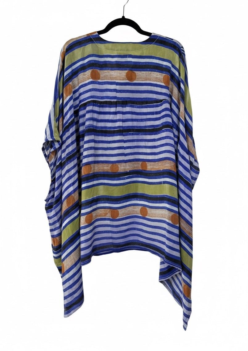 Griselda Flowy Silk Top 1000-17