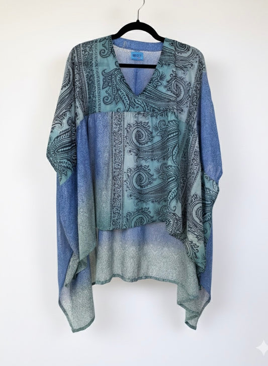 Griselda Flowy Silk Top 1000-19