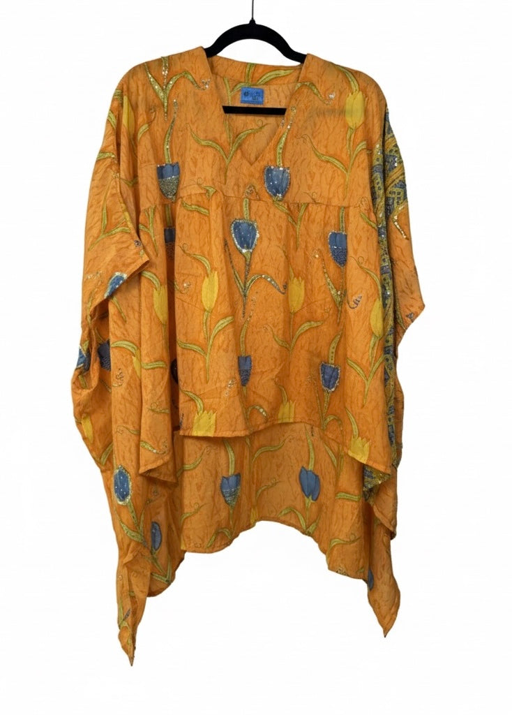 Griselda Flowy Silk Top 1000-21