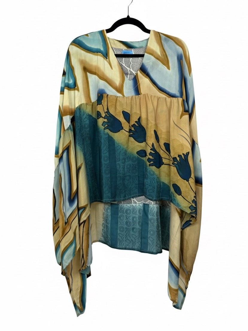 Griselda Flowy Silk Top 1000-23