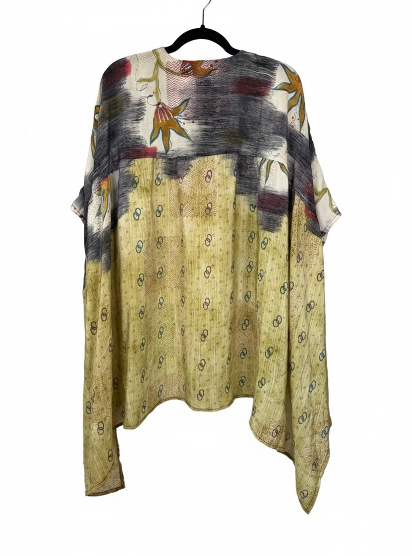 Griselda Flowy Silk Top 1000-24