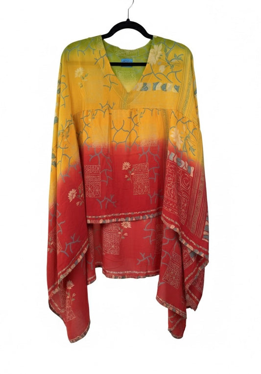 Griselda Flowy Silk Top 1000-26