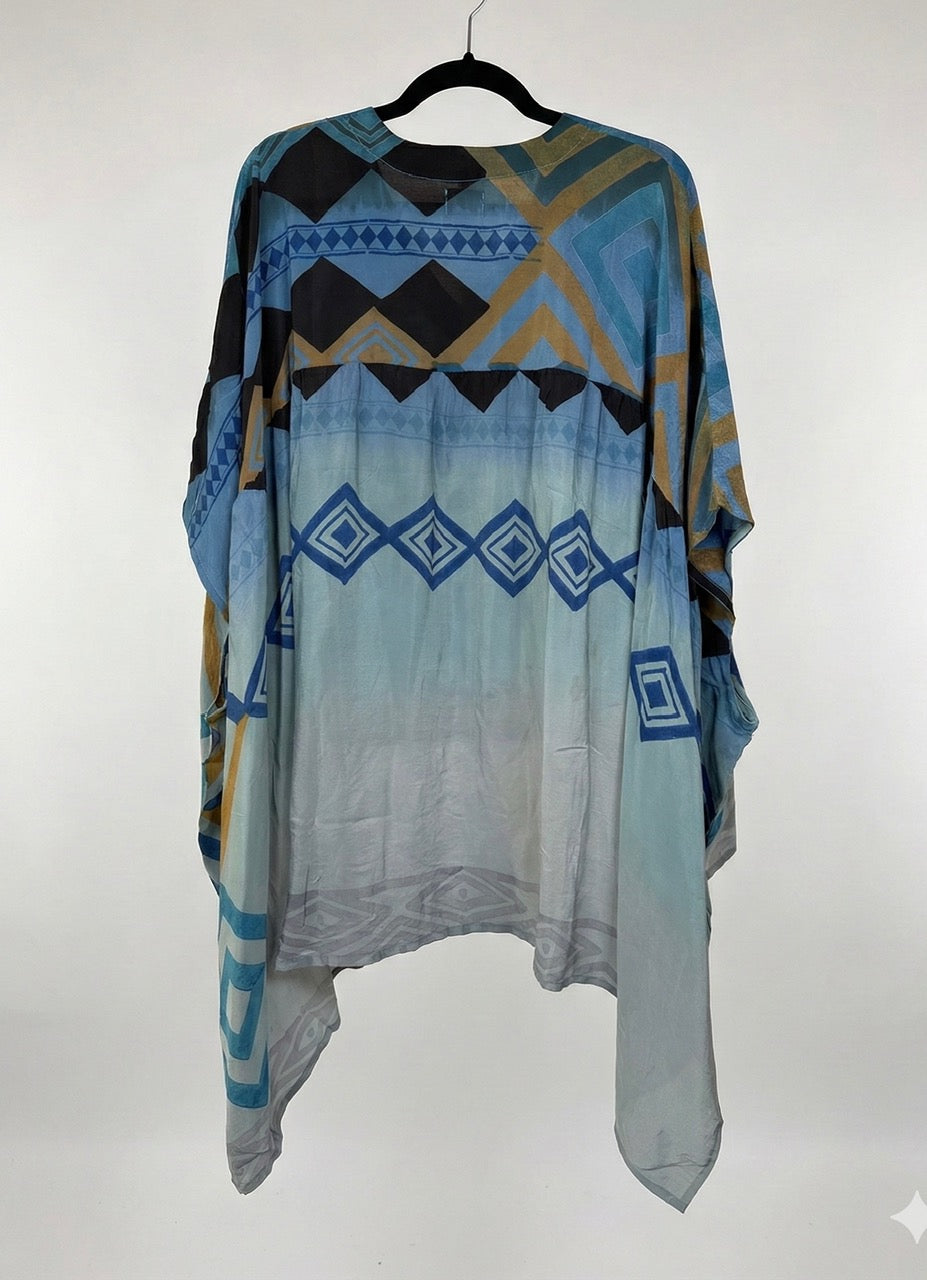 Griselda Flowy Silk Top 1000-27