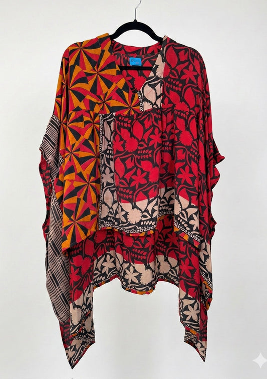 Griselda Flowy Silk Top 1000-28