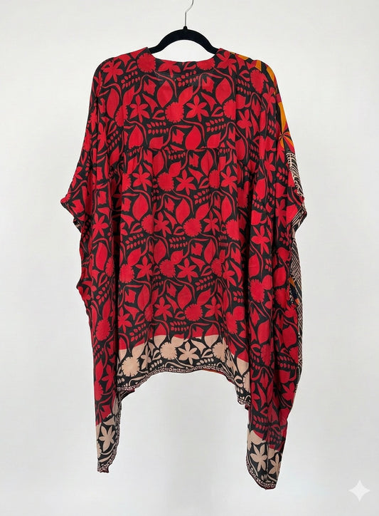 Griselda Flowy Silk Top 1000-28