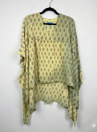 Griselda Flowy Silk Top 1000-30