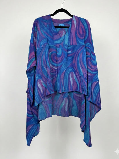 Griselda Flowy Silk Top 1000-31