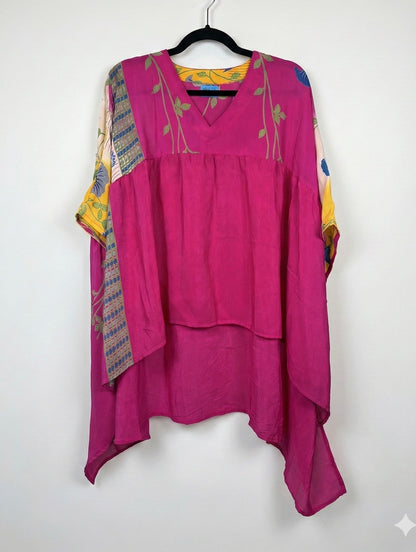 Griselda Flowy Silk Top 1000-33