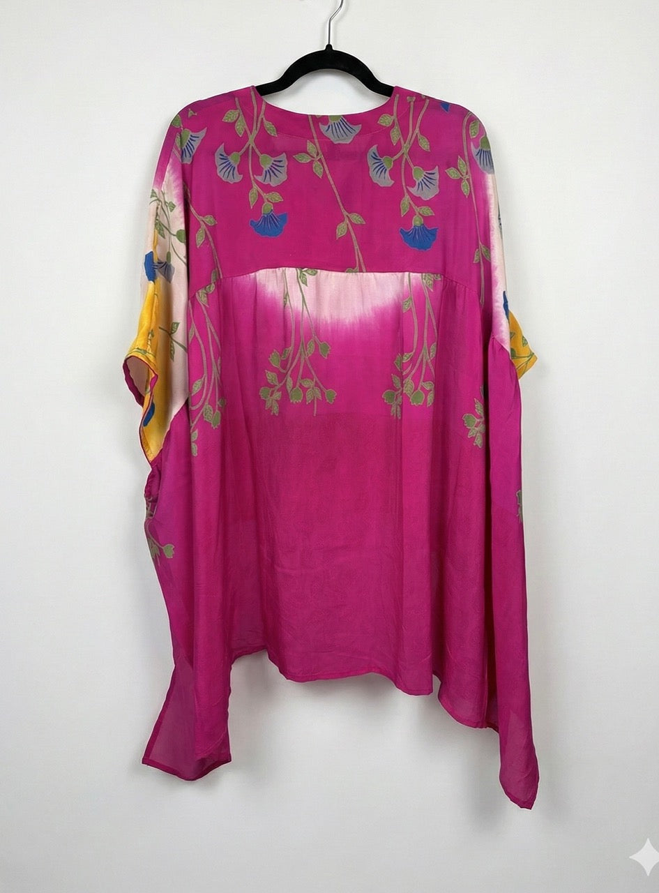 Griselda Flowy Silk Top 1000-33