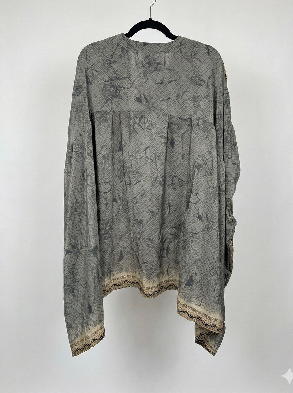 Griselda Flowy Silk Top 1000-34