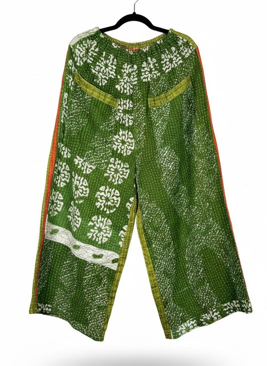Everyday Amaya Wide Leg Kantha Pants (S-XL) 1000-15