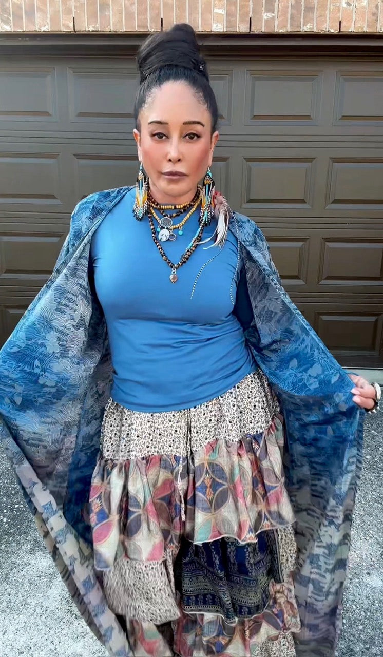 Ruffle Muse Silk Pants