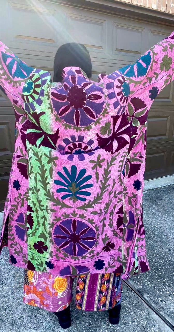 Sunspell Suzani Kantha Coat