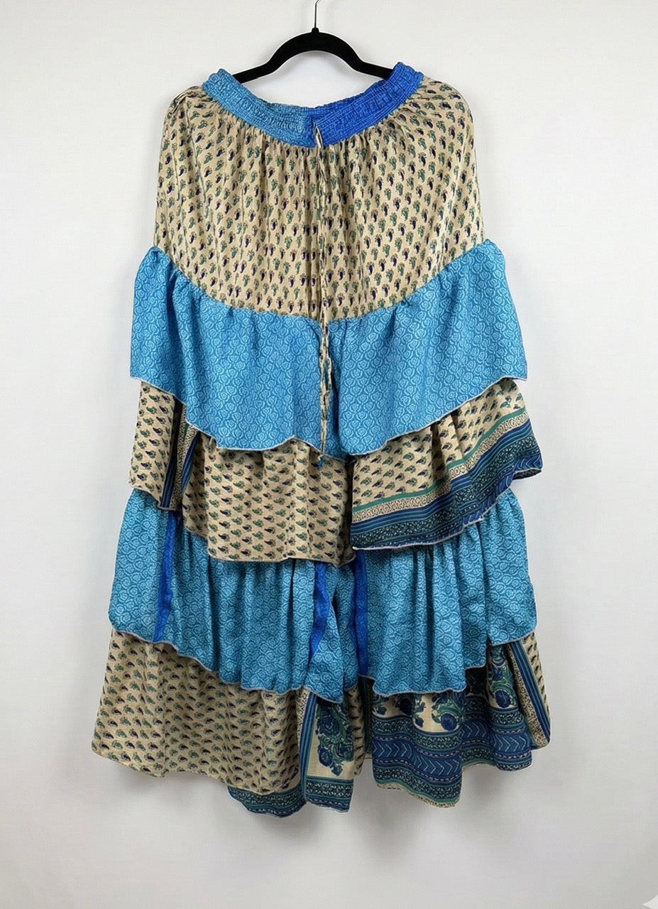 Ruffle Muse Silk Pants 1000-01