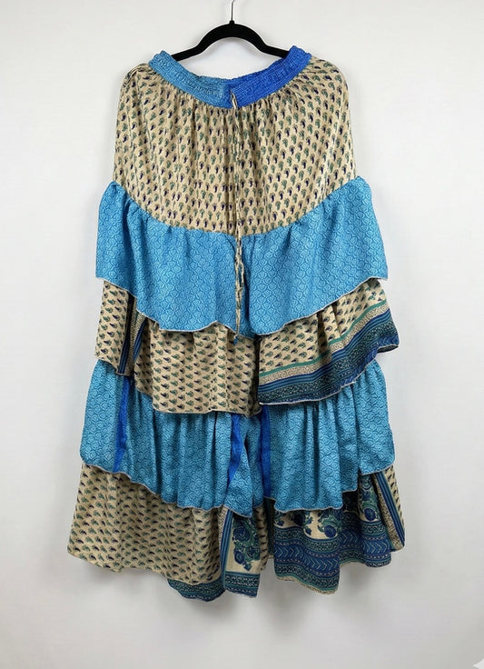 Ruffle Muse Silk Pants 1000-01