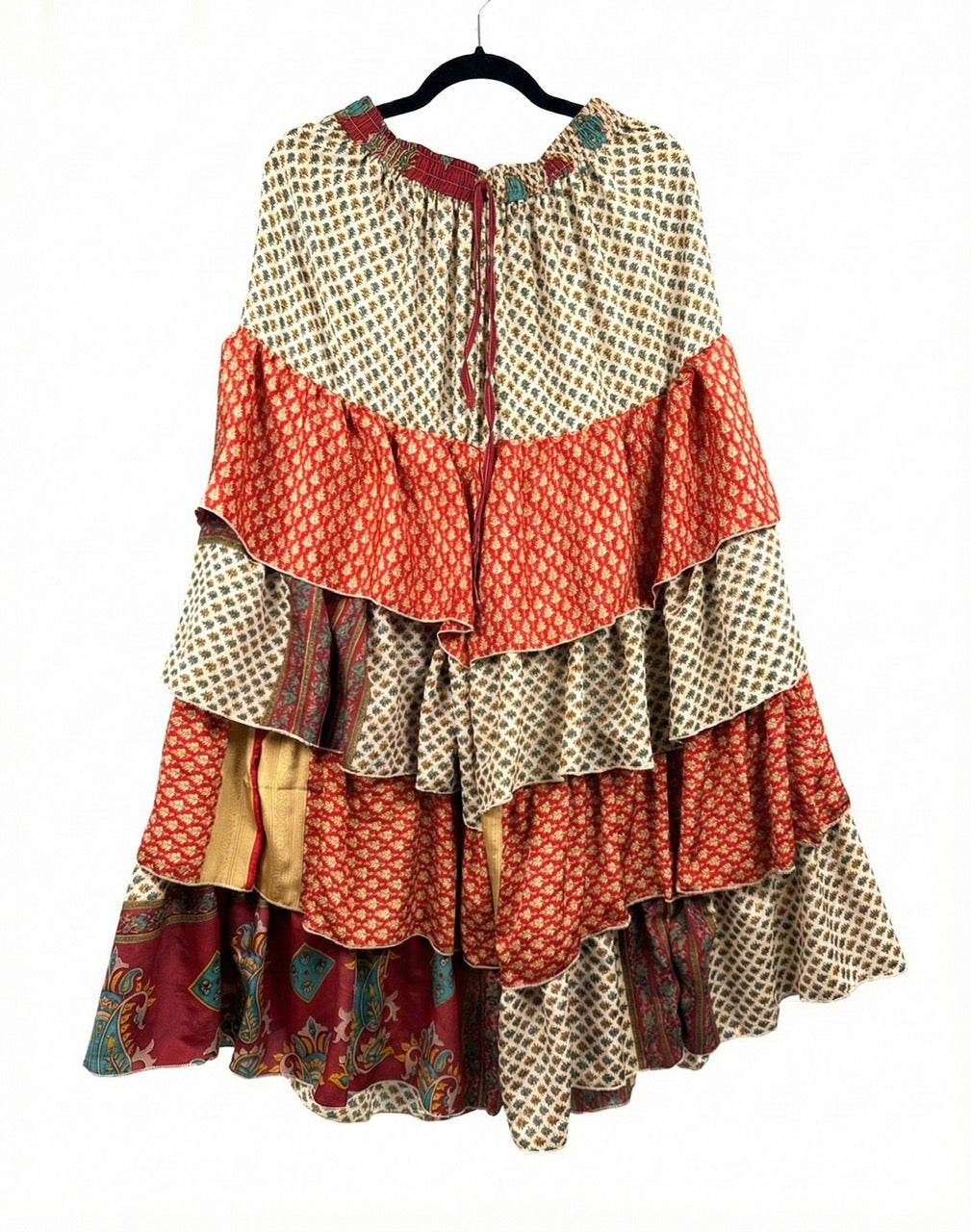 Ruffle Muse Silk Pants 1000-03