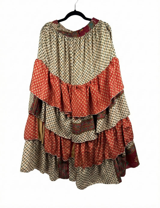 Ruffle Muse Silk Pants 1000-03