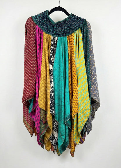 Sunrose Silk Patch Skirt 1000-01