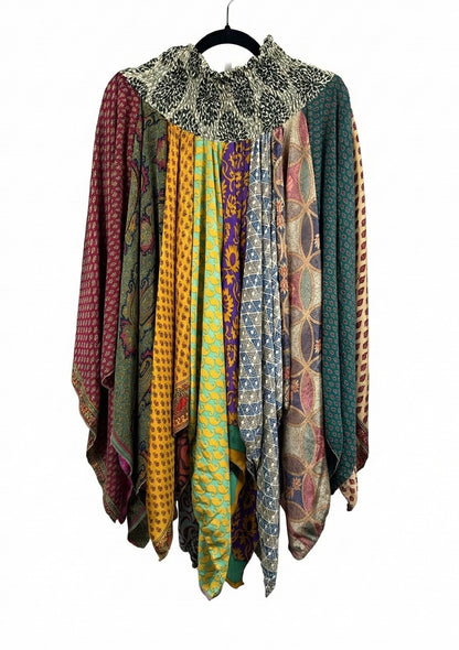 Sunrose Silk Patch Skirt 1000-03