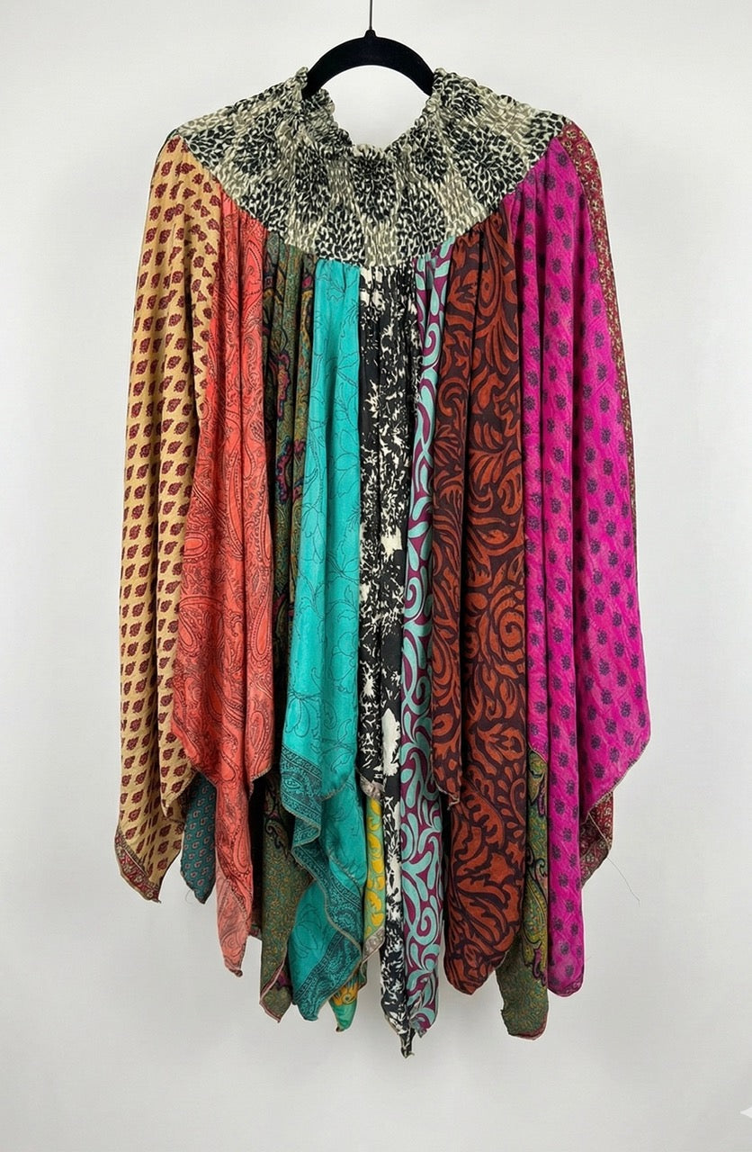 Sunrose Silk Patch Skirt 1000-03