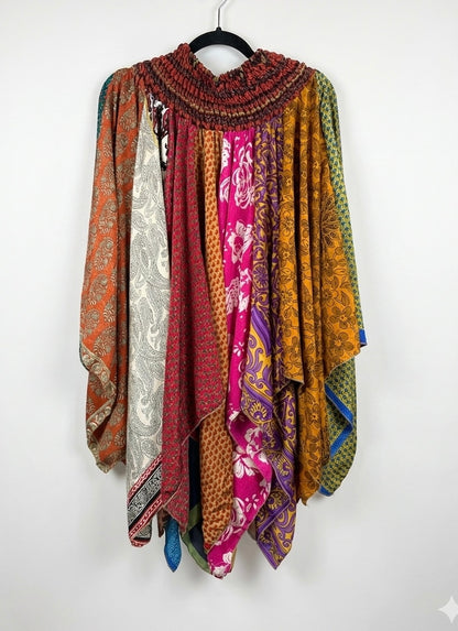 Sunrose Silk Patch Skirt 1000-04