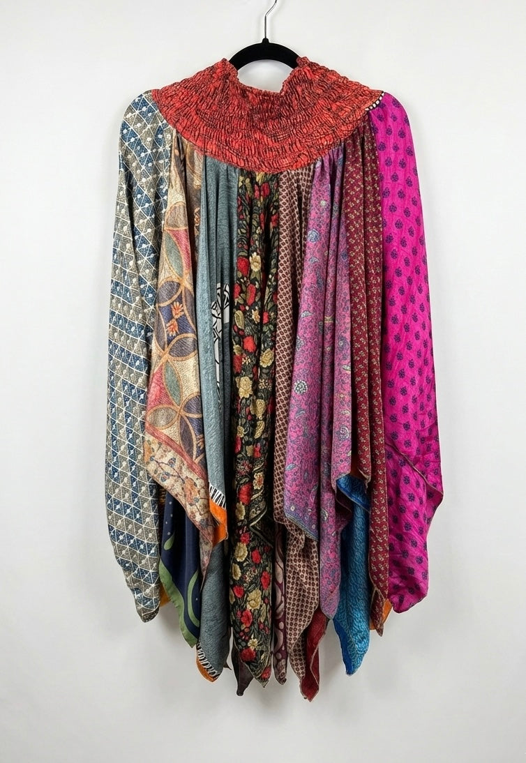 Sunrose Silk Patch Skirt 1000-05