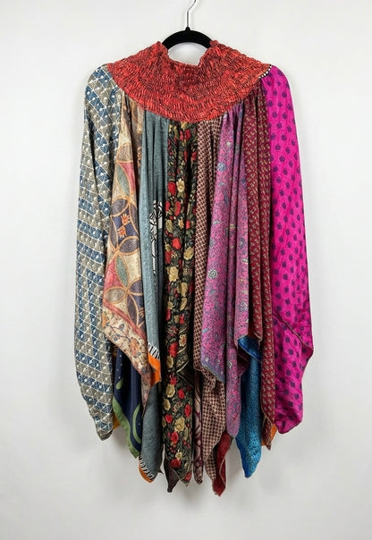 Sunrose Silk Patch Skirt 1000-05