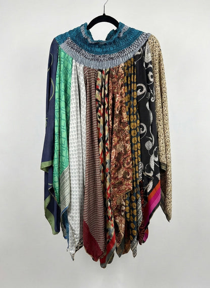 Sunrose Silk Patch Skirt 1000-06