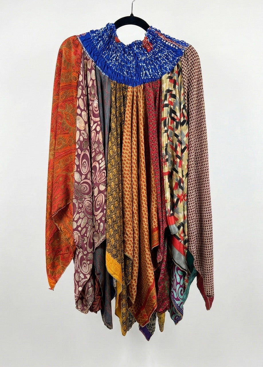 Sunrose Silk Patch Skirt 1000-08