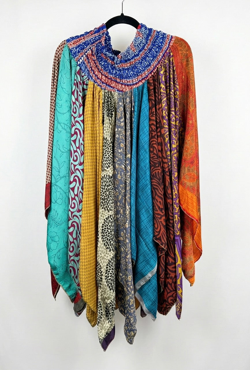 Sunrose Silk Patch Skirt 1000-08