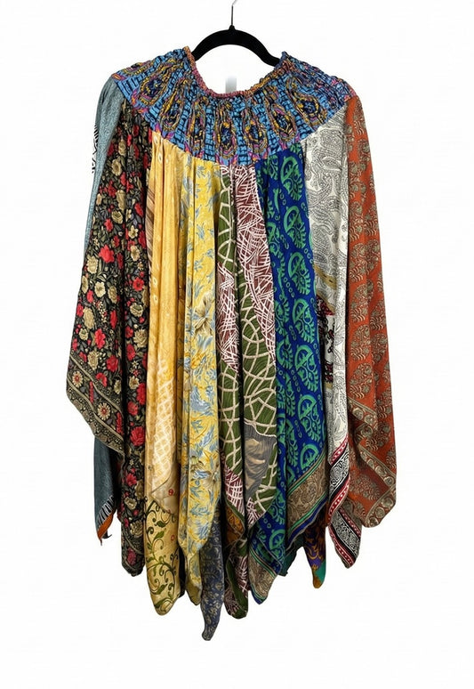 Sunrose Silk Patch Skirt 1000-10