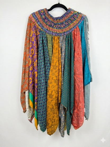 Sunrose Silk Patch Skirt 1000-10