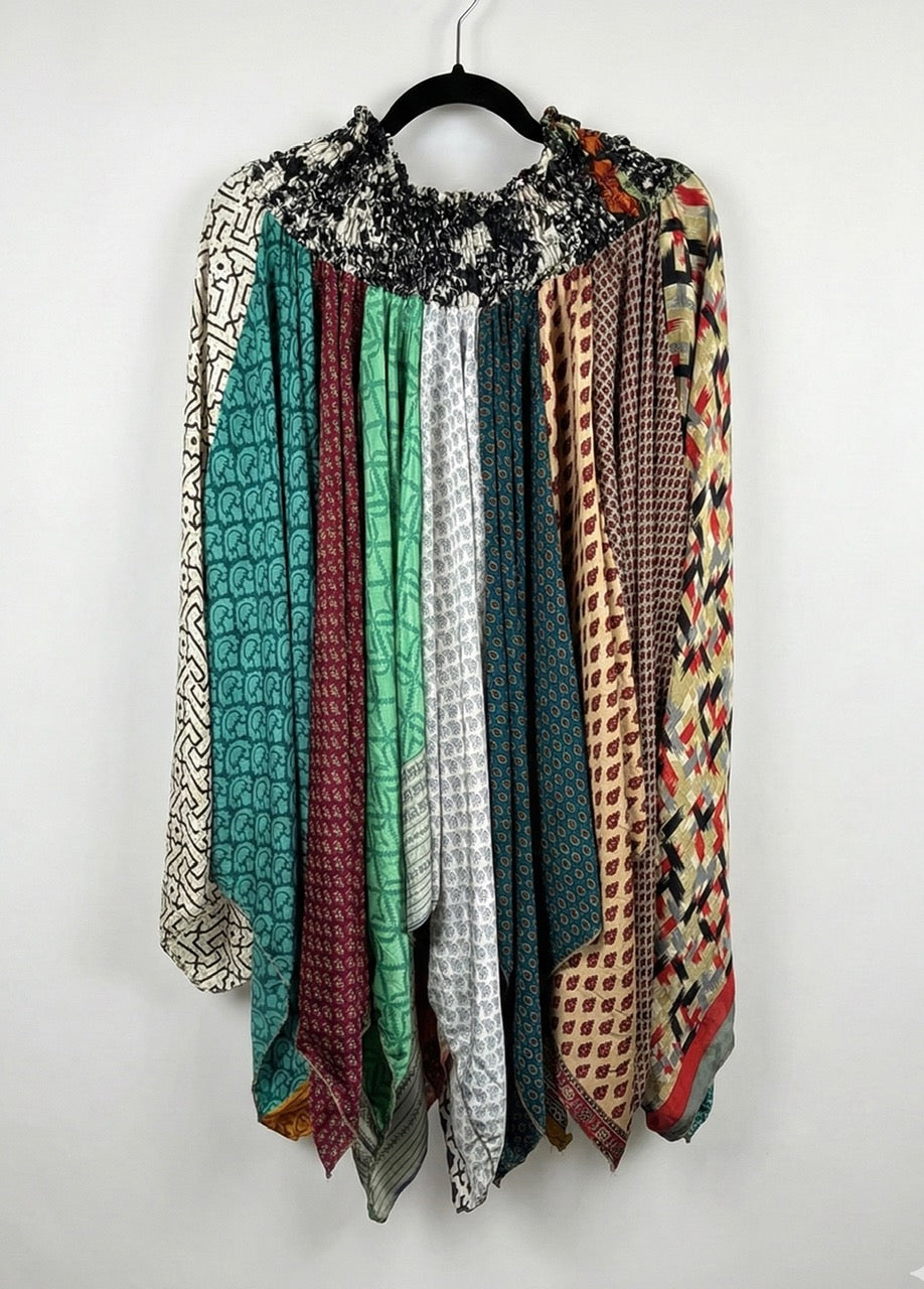 Sunrose Silk Patch Skirt 1000-11