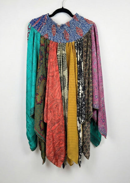 Sunrose Silk Patch Skirt 1000-13