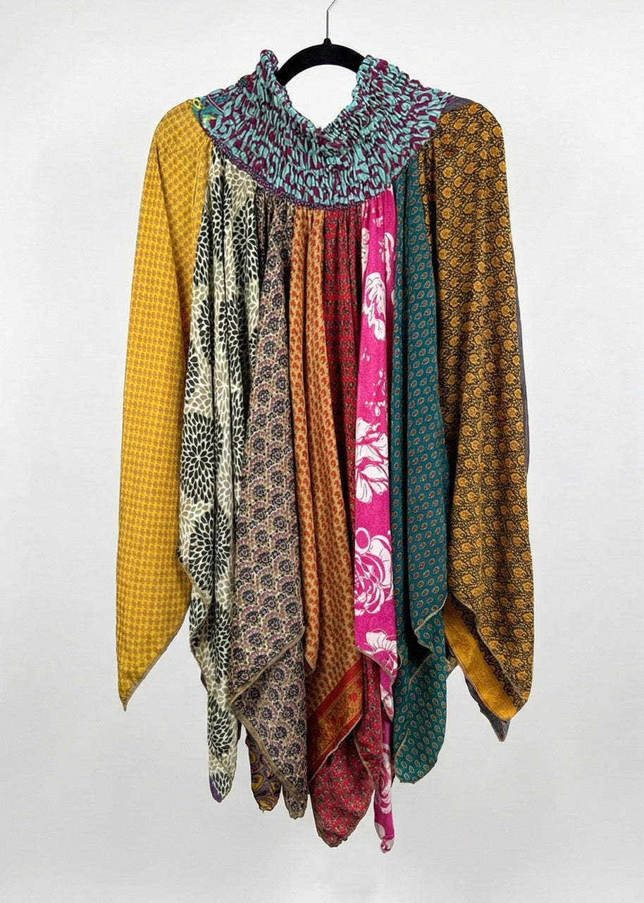 Sunrose Silk Patch Skirt 1000-14