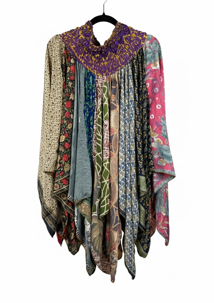 Sunrose Silk Patch Skirt 1000-16