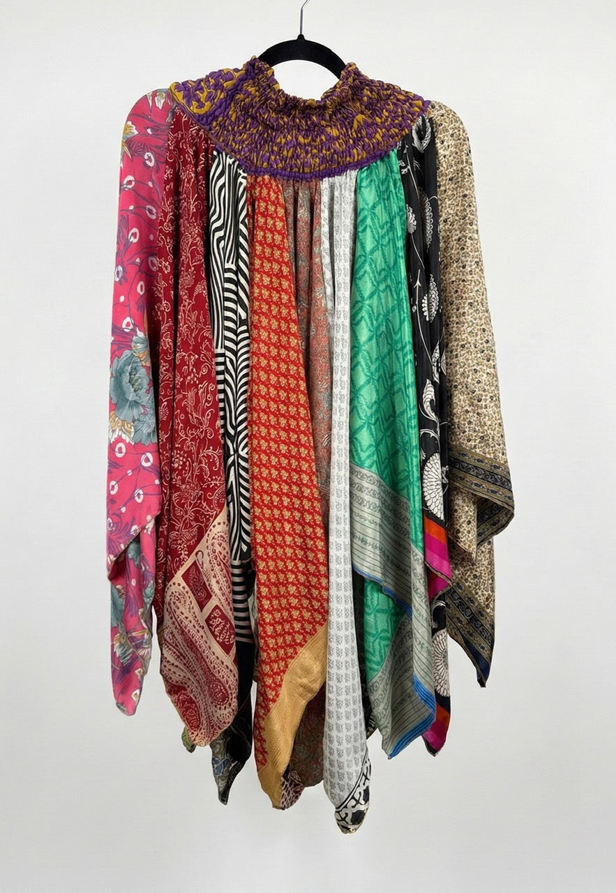 Sunrose Silk Patch Skirt 1000-16