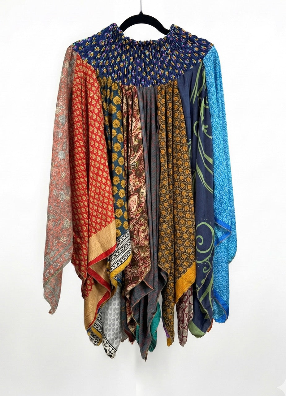 Sunrose Silk Patch Skirt 1000-17