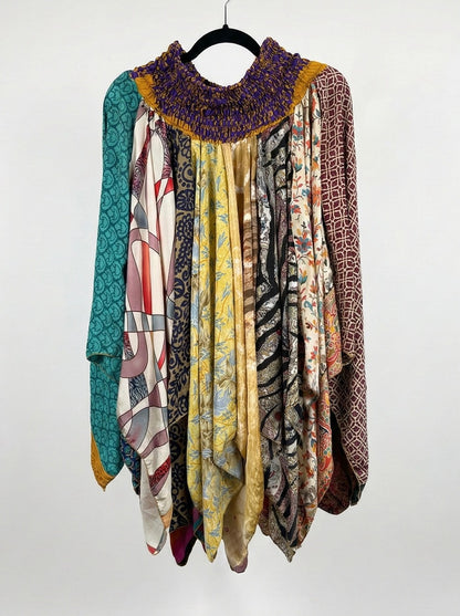 Sunrose Silk Patch Skirt 1000-18