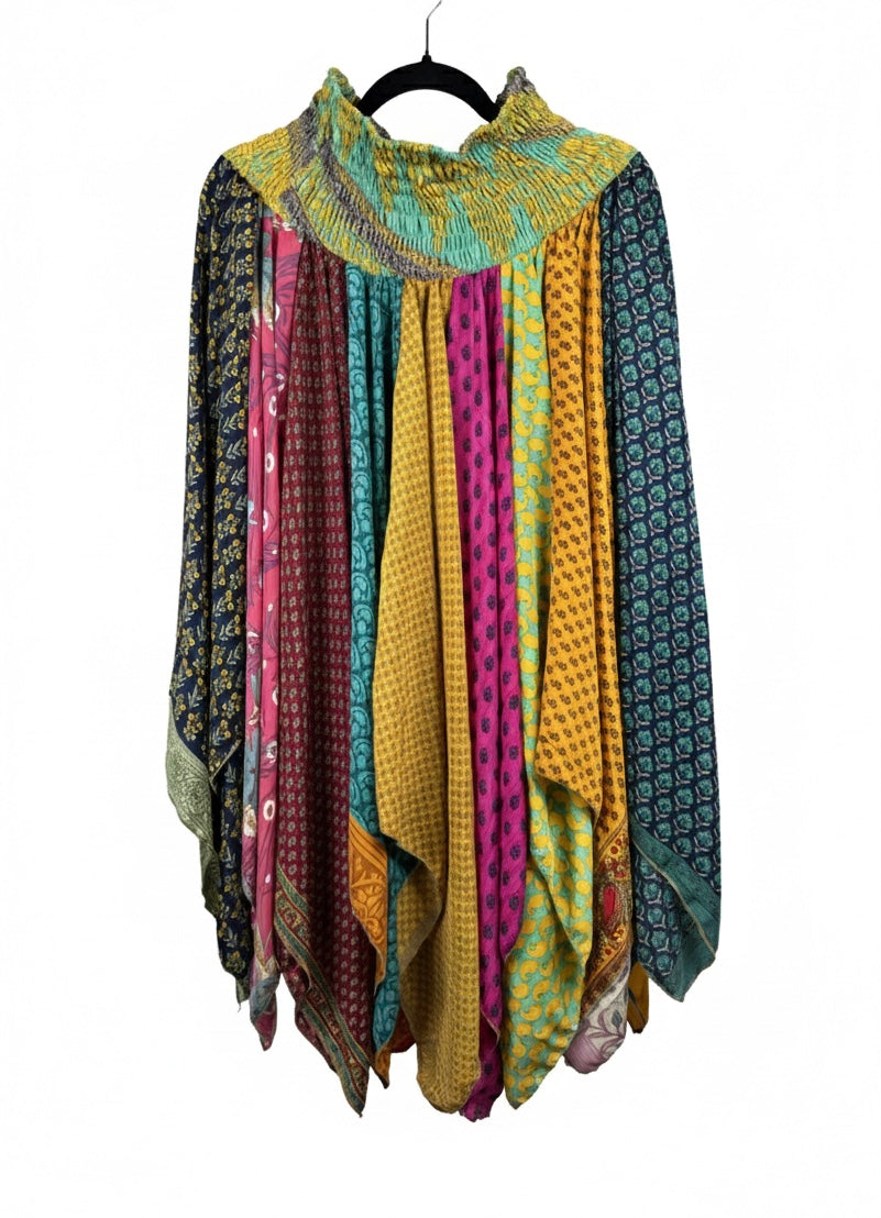 Sunrose Silk Patch Skirt 1000-19