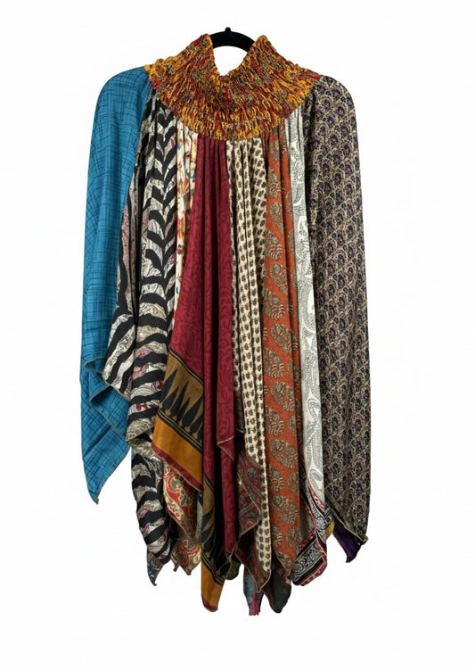 Sunrose Silk Patch Skirt 1000-20