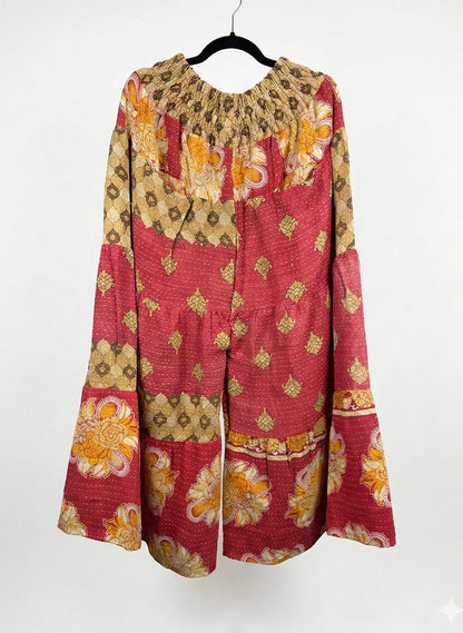 Beloved Rosa 3-Layered Kantha Pants (S-XL) 1000-01