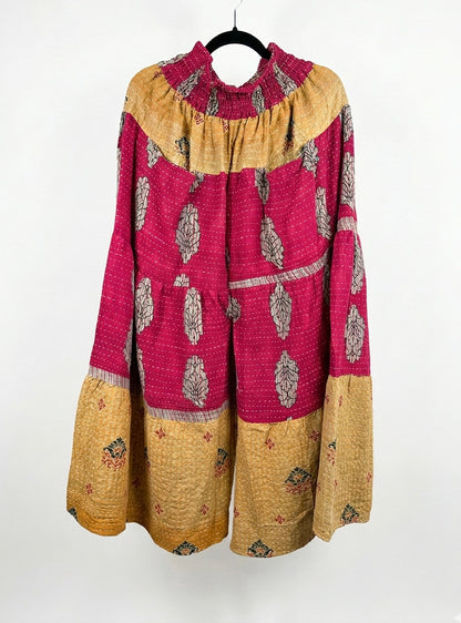 Beloved Rosa 3-Layered Kantha Pants (S-XL) 1000-07