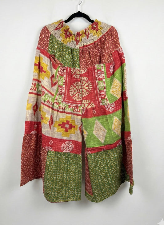 Beloved Rosa 3-Layered Kantha Pants (S-XL) 1000-09